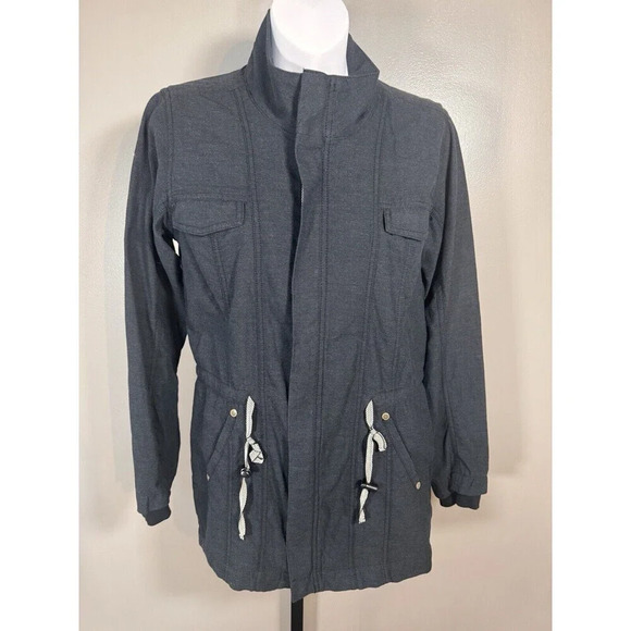 Cabi Women’s Jacket Cotton Lightweight Charcoal Gray X Small - Picture 1 of 12